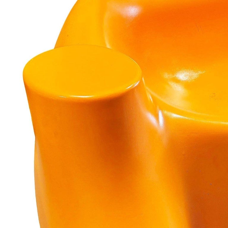 Mod Fiberglass "Castle Chair" Sculpture Lounge Chair by Wendell Castle