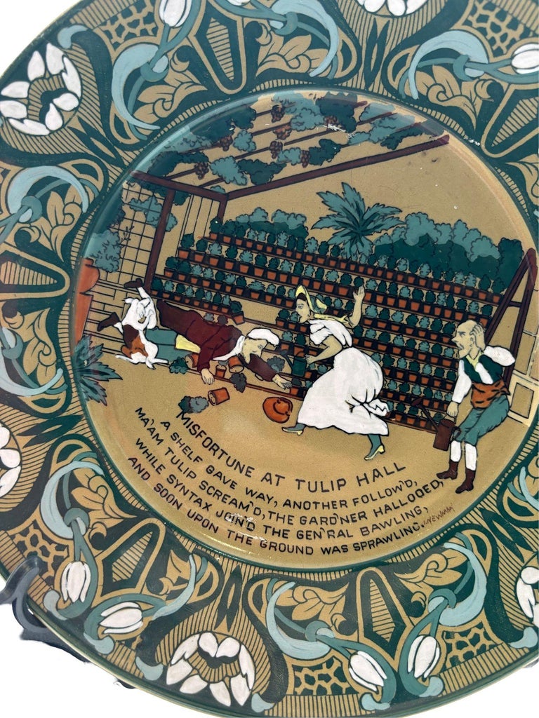 Buffalo Pottery Deldare "Misfortune at Tulip Hall" Plate