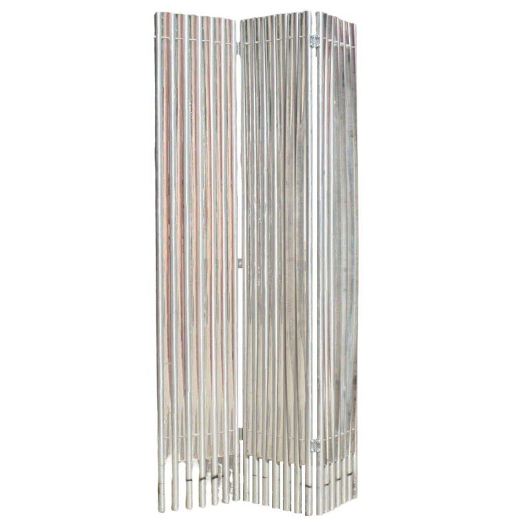 Lucite and Aluminum Acrylic Wall Divider by Charles Hollis Jones