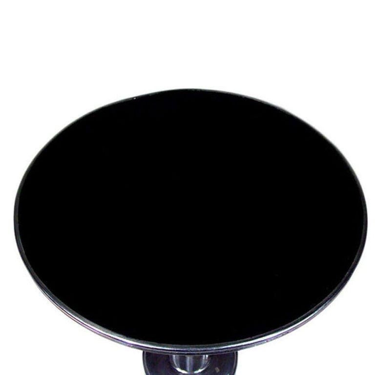 Chrome Streamlined Side Table with Tubular Legs