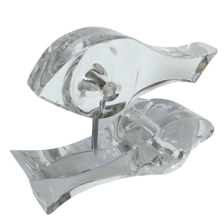 Mid-century Abstract Lucite Sculpture by Astrolite for Ritts in Los Angeles