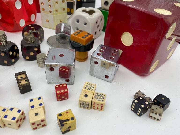 Lifetime Las Vegas Art Deco / Mid-Century Dice Collection