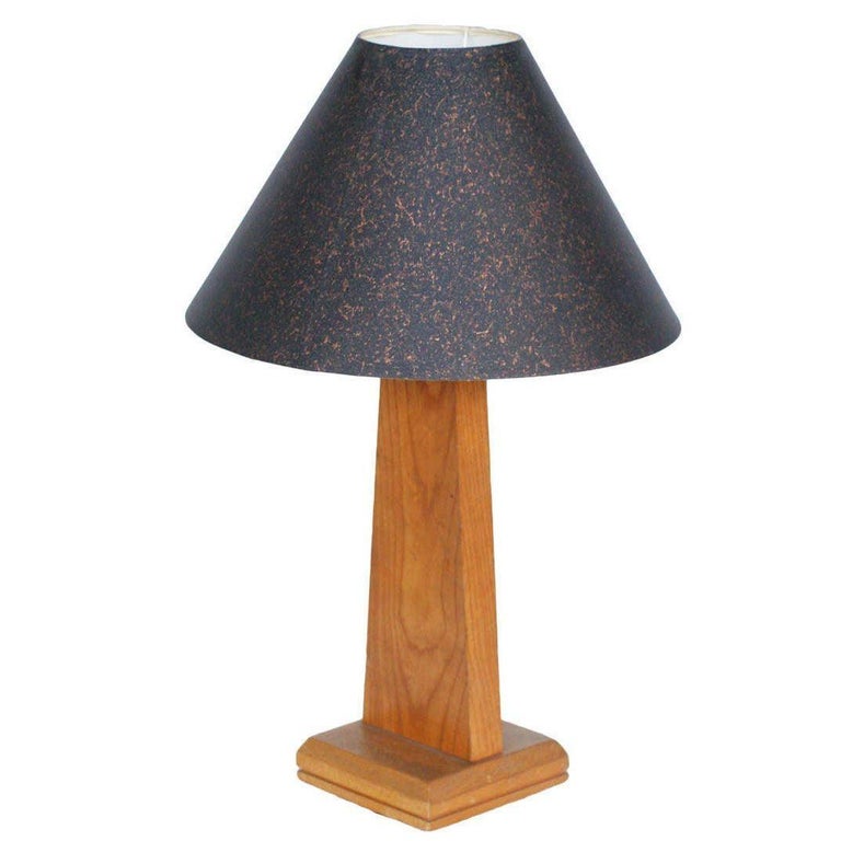 Mid-Century Table Lamps w/ African Hand Carved Kenyan Carvings Sculpture, Pair