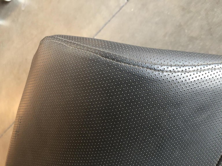 Captains Lounge Chair with Chrome Base, 1980