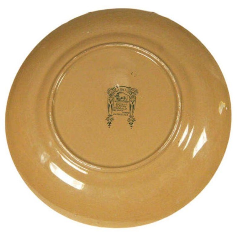 Early 1900s Pottery Buffalo Pottery Deldare "Dr Syntax" Plate