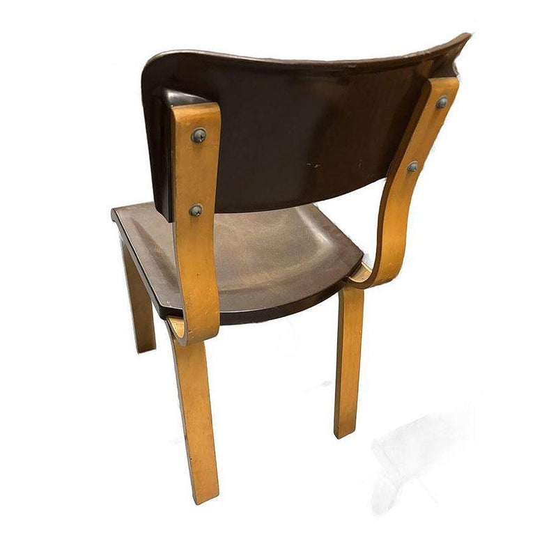 Art Deco Thonet Bentwood Dining Chair w/ Bakelite Seat