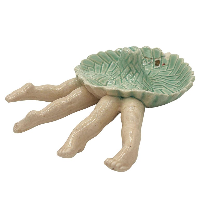 "Strip Tease- Eye Appeal" Beachcomber Ceramic Ashtray by Dorothy Kindell