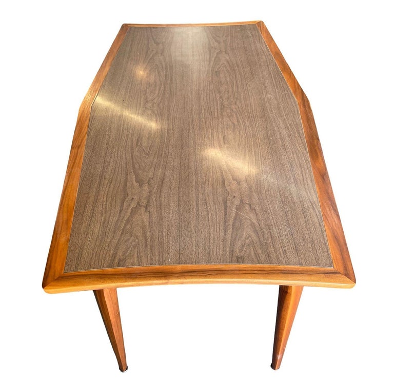Mid-Century Walnut Dining Table by Maurice Bailey for Monteverdi Young