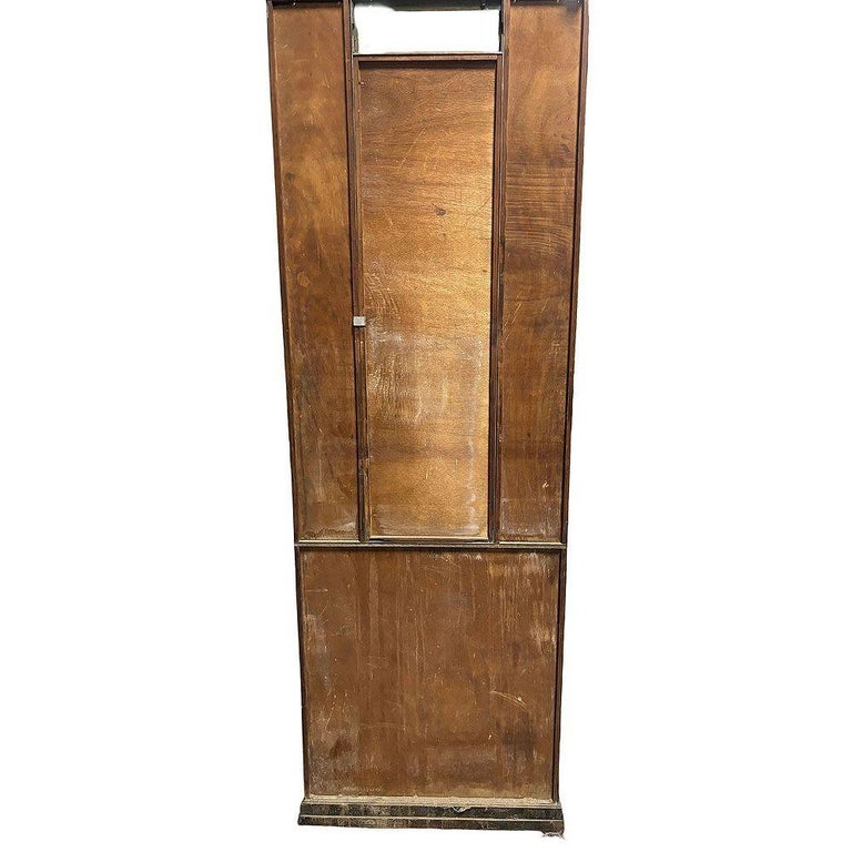 Art Deco Copper & Chrome Hall Tree w/ Vanity Mirror