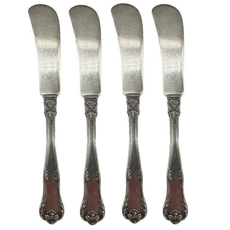 Edwardian "Regent" 16 piece Fork/Knife Silver Plate Silverware Set by Gorham