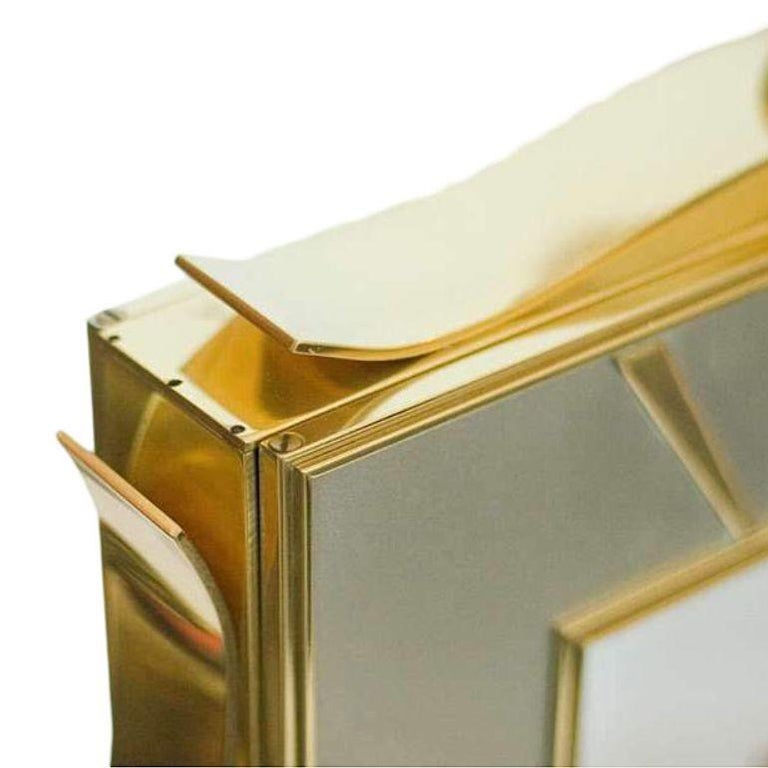 German Mid-Century Brass Mantel Clock by Kieninger & Obergfell