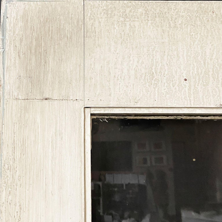 Hand Etched Organic Patterned Art Deco Door, Circa 1920