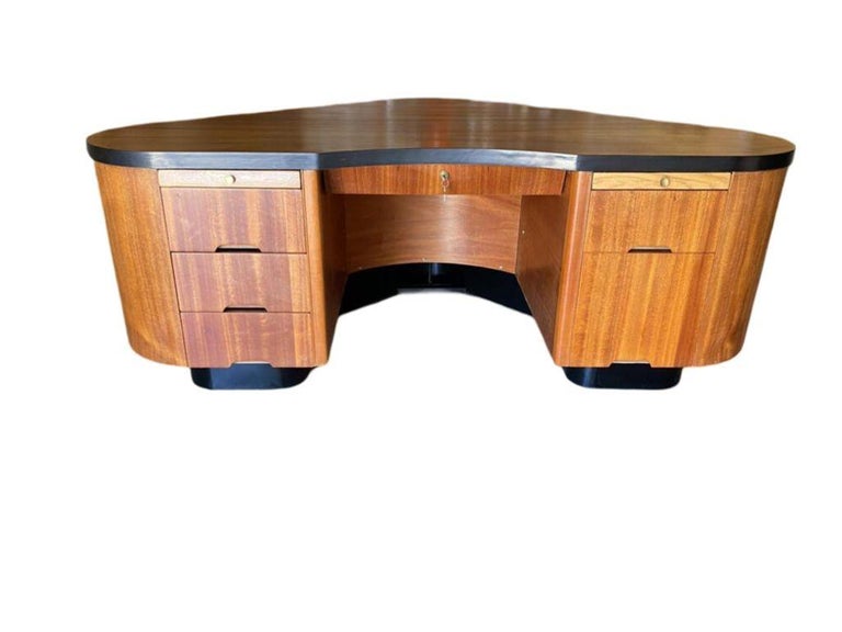 California Art Deco Fletcher Aviation Executive Desk by Frank Fletcher