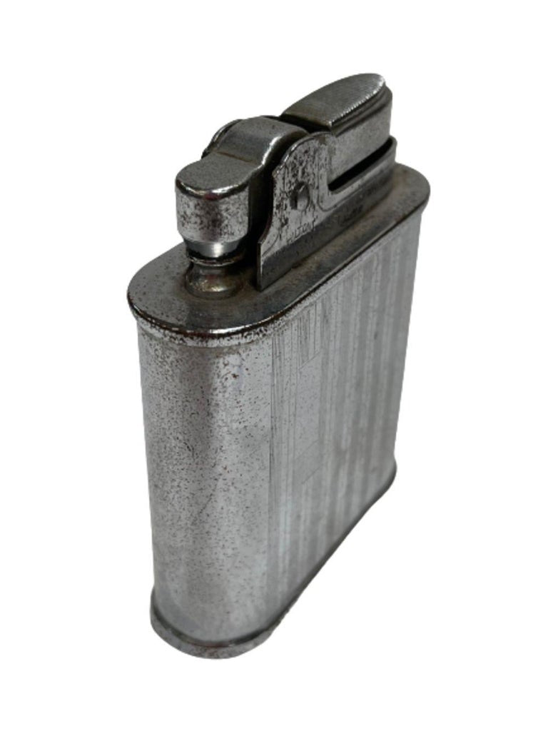 Original 1950 Stripped Table Lighter by Hilton