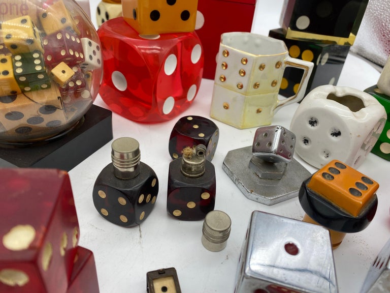 Lifetime Las Vegas Art Deco / Mid-Century Dice Collection