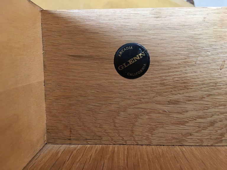 Custom Walnut Bedroom Nightstand by Glenn of California