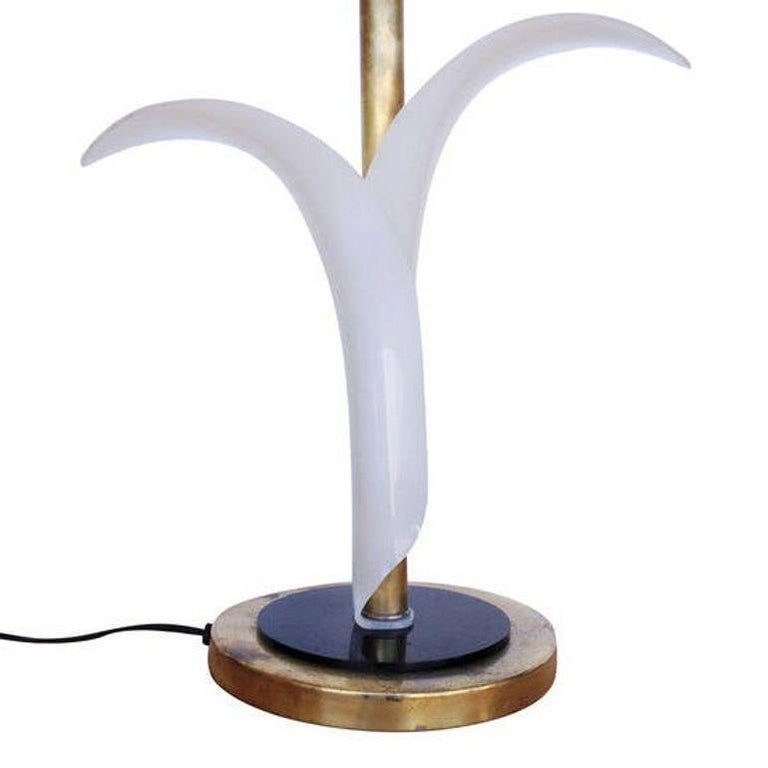 Pair of Sculptural Acrylic Table Lamps by Rembrandt