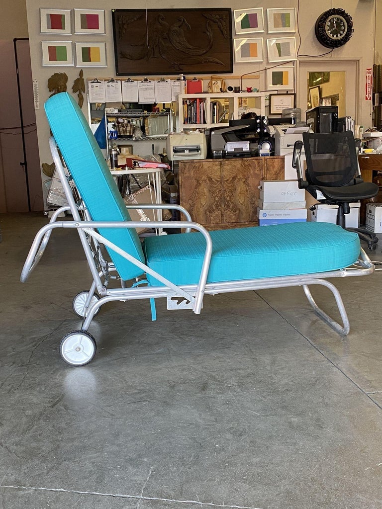 Aluminum Patio/Outdoor Adjustable Recliner Chase lounge