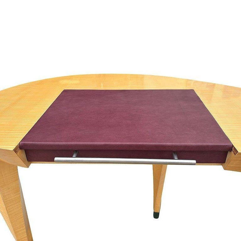 Dakota Jackson "Arabesque" Sculpted Sycamore Wood Writing Desk