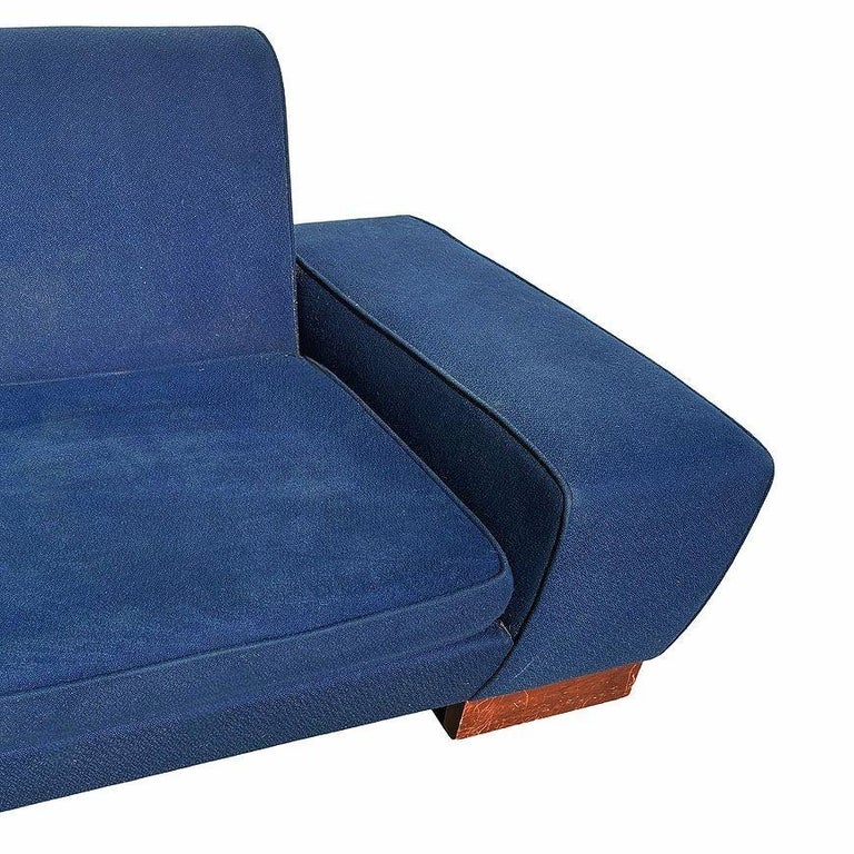 Art Deco Speed Arm Geometric Sofa by Paul Frankl