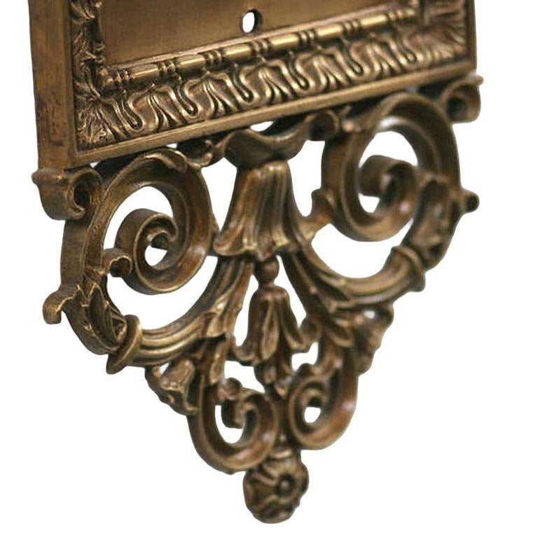 Bronze & Copper Edwardian era Torchiere Electric Wall Sconce, 2 Available