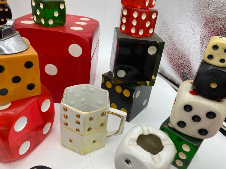 Lifetime Las Vegas Art Deco / Mid-Century Dice Collection