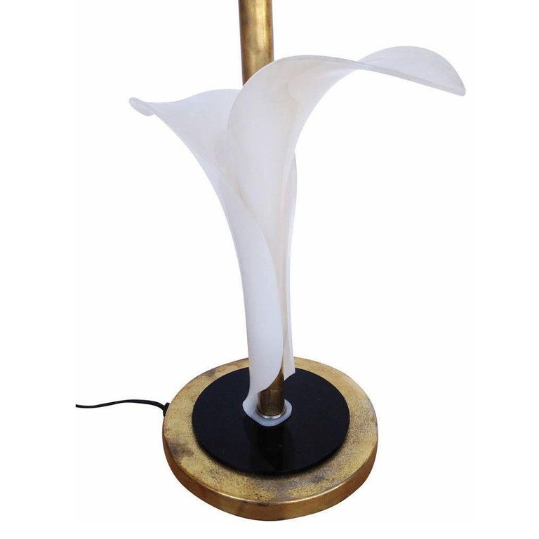 Pair of Sculptural Acrylic Table Lamps by Rembrandt