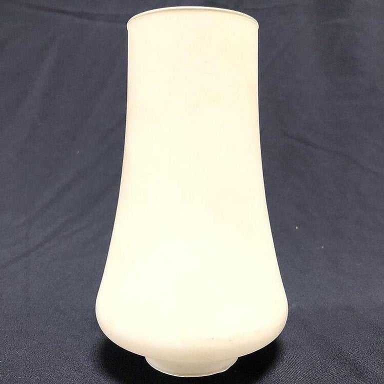 Western Style Frosted Glass Oil Lamp Hurricane Shade