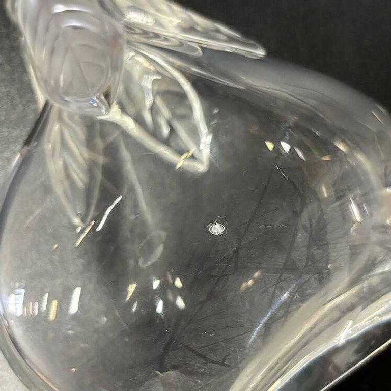 Cut Crystal "Osumi" Art Glass Bud Vase by Marie Claude for Lalique