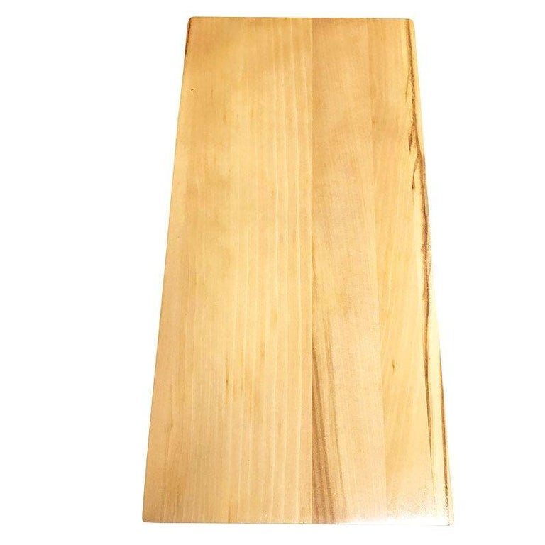 Blond Geometric Art Deco Side Table by Gilbert Rohde for Brown Saltman