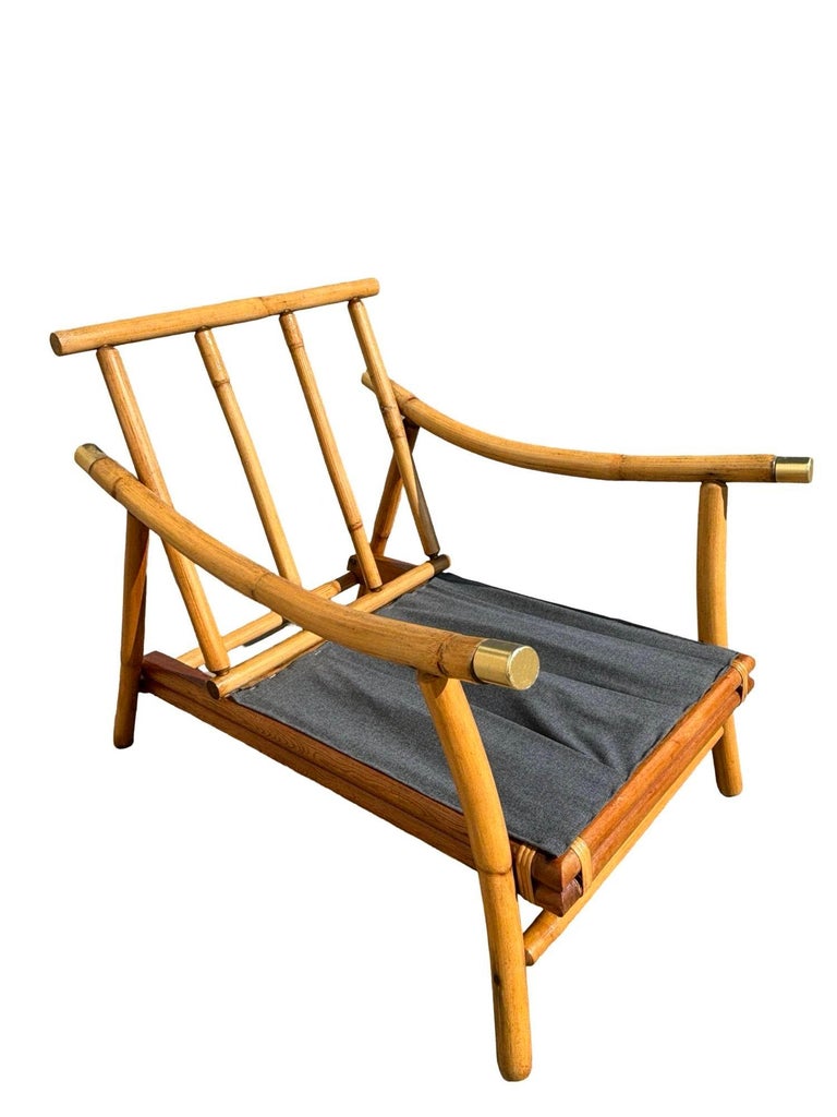 Restored Rattan Sofa & Chair Livingroom Set by John Wisner for Ficks Reed