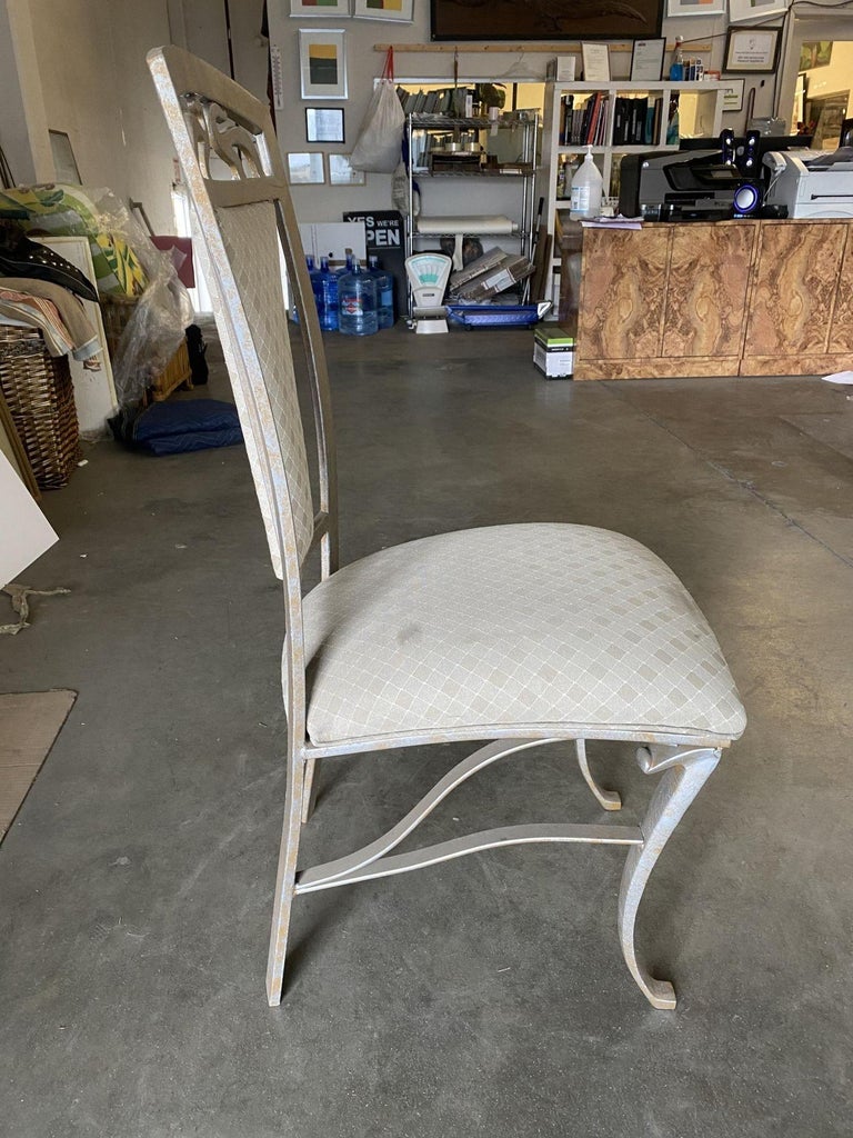 High Style Formal Dining Steel Side Chair, Set of 4