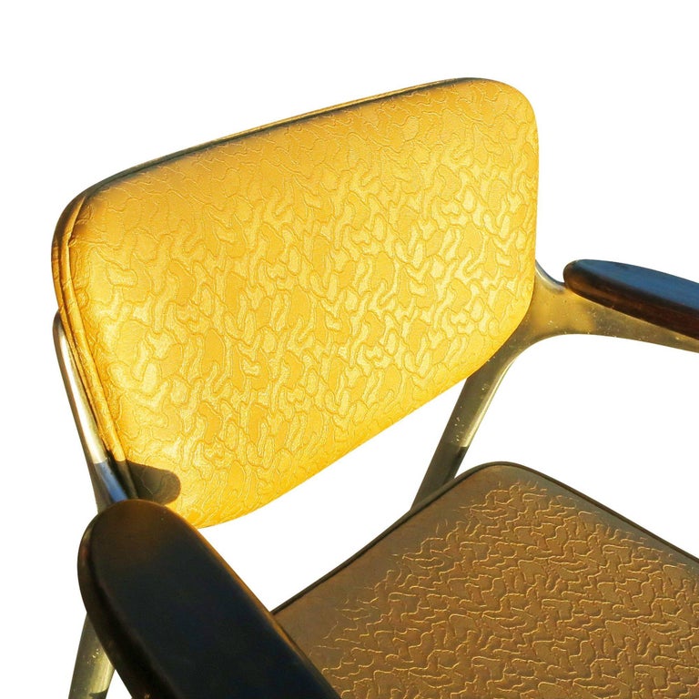 Aluminum Gazelle Armchairs by Shelby Williams, Set of Four