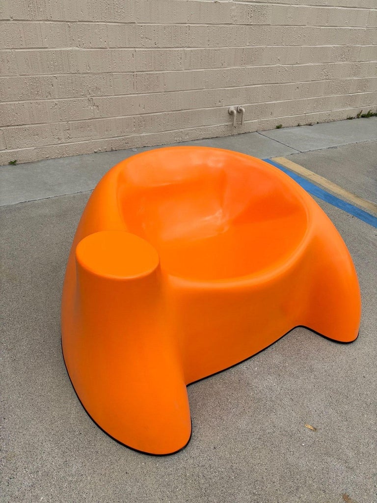 Mod Fiberglass "Castle Chair" Sculpture Lounge Chair by Wendell Castle
