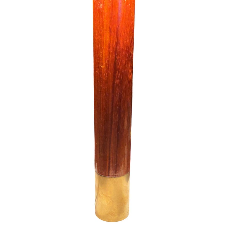 Brass Básica M2 Table Dimmer Lamp by Santiago Roqueta For Santa & Cole w/ Shade