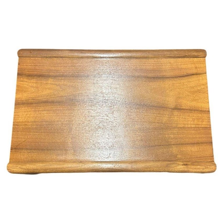 Mid Century "Parallel" Walnut End Table Commode by Barney Flagg For Drexel