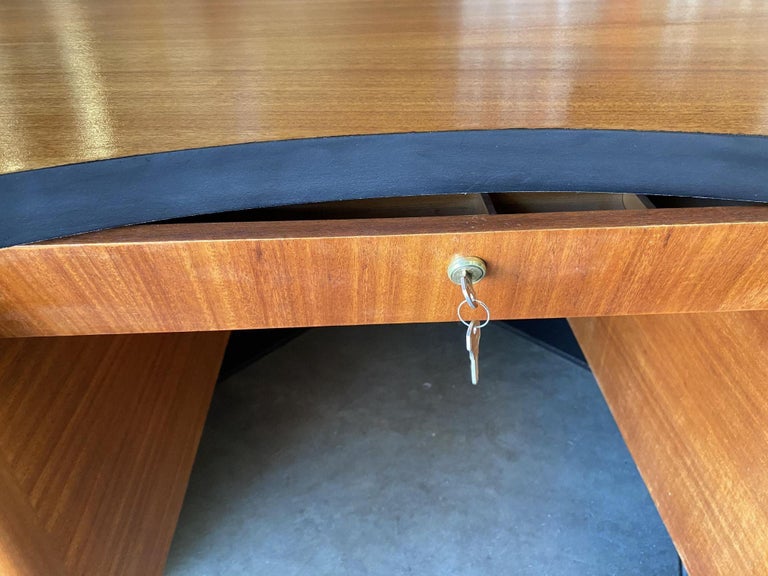 California Art Deco Fletcher Aviation Executive Desk by Frank Fletcher