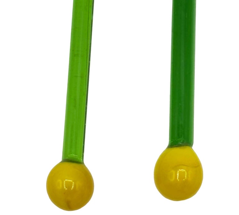 21 Piece Mid-Century Tropical Hula Girl & Flamingo Cocktail Swizzle Sticks