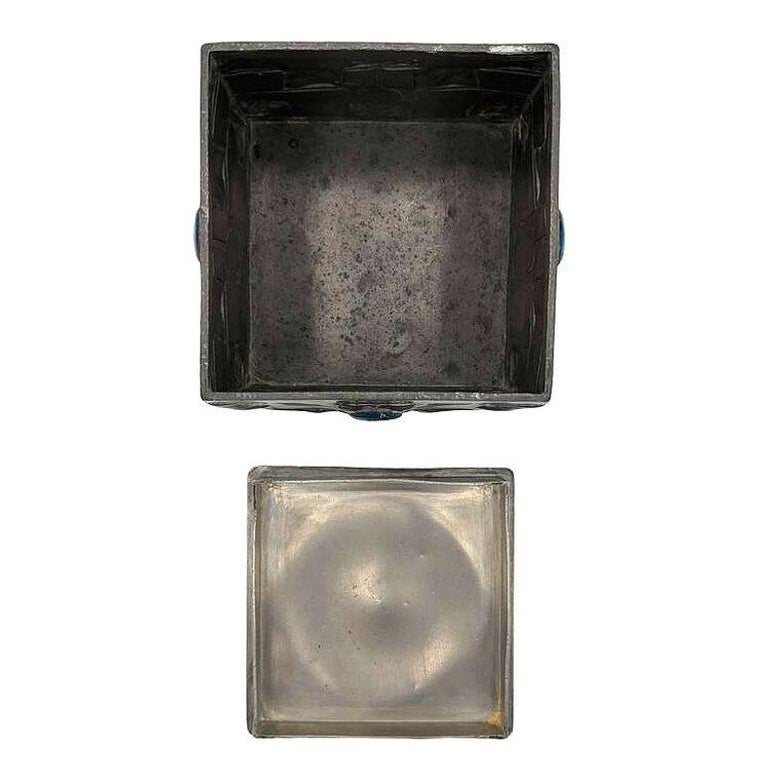 Rare Arts and Crafts #0194 Tudric Pewter Box by Archibald Knox for Liberty & Co
