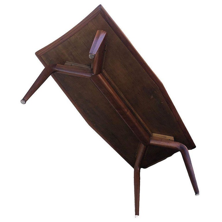 Mid-Century Walnut Dining Table by Maurice Bailey for Monteverdi Young