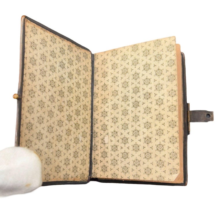 Victorian Daily Prayer Book in Hebrew "Tephilath of Israel" w/ Carved Bone Cover