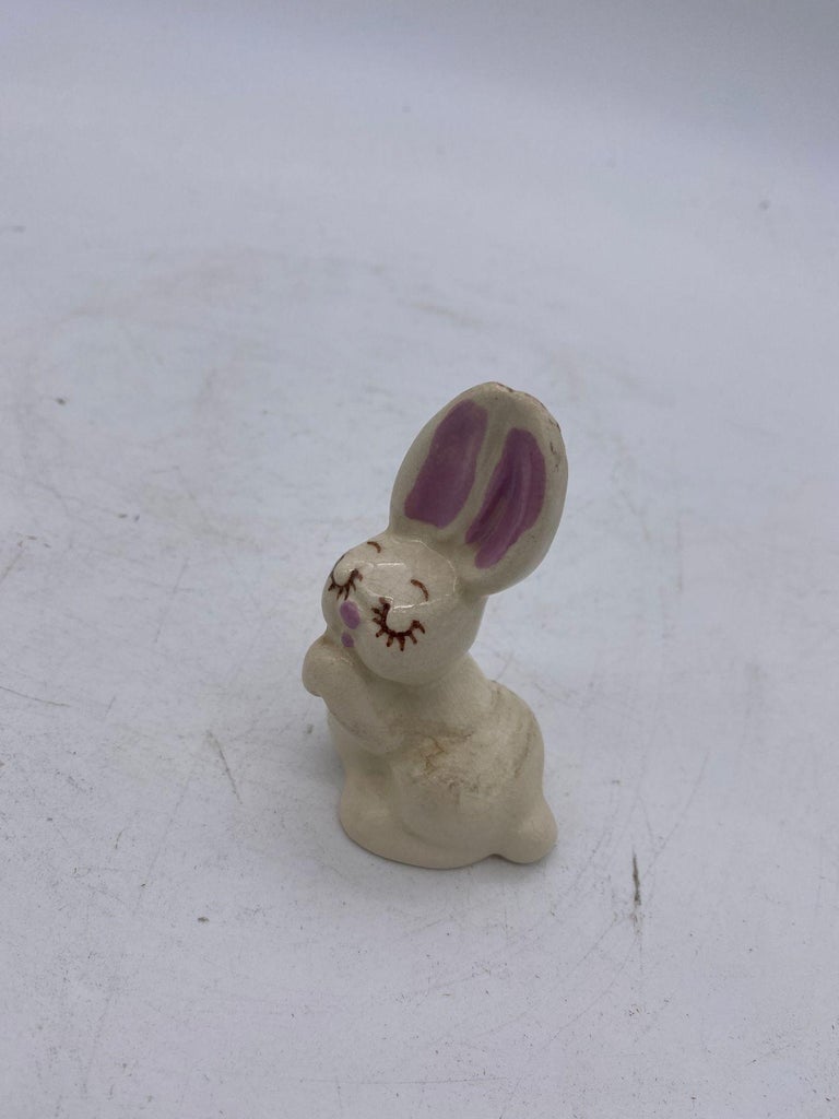 Magician Black Bunny in a Hat Rabbit Figural Collection