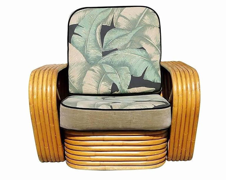Restored Midcentury Rattan, Living Room Seating Set