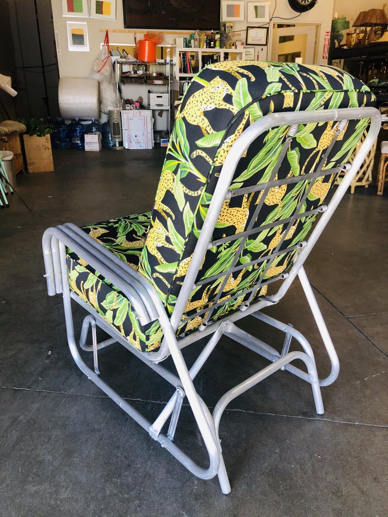 Aluminum Patio/Outdoor Slider Rocking Lounge Chair with Speed Arm