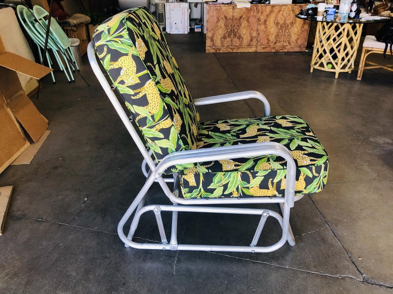 Aluminum Patio/Outdoor Slider Rocking Lounge Chair with Speed Arm