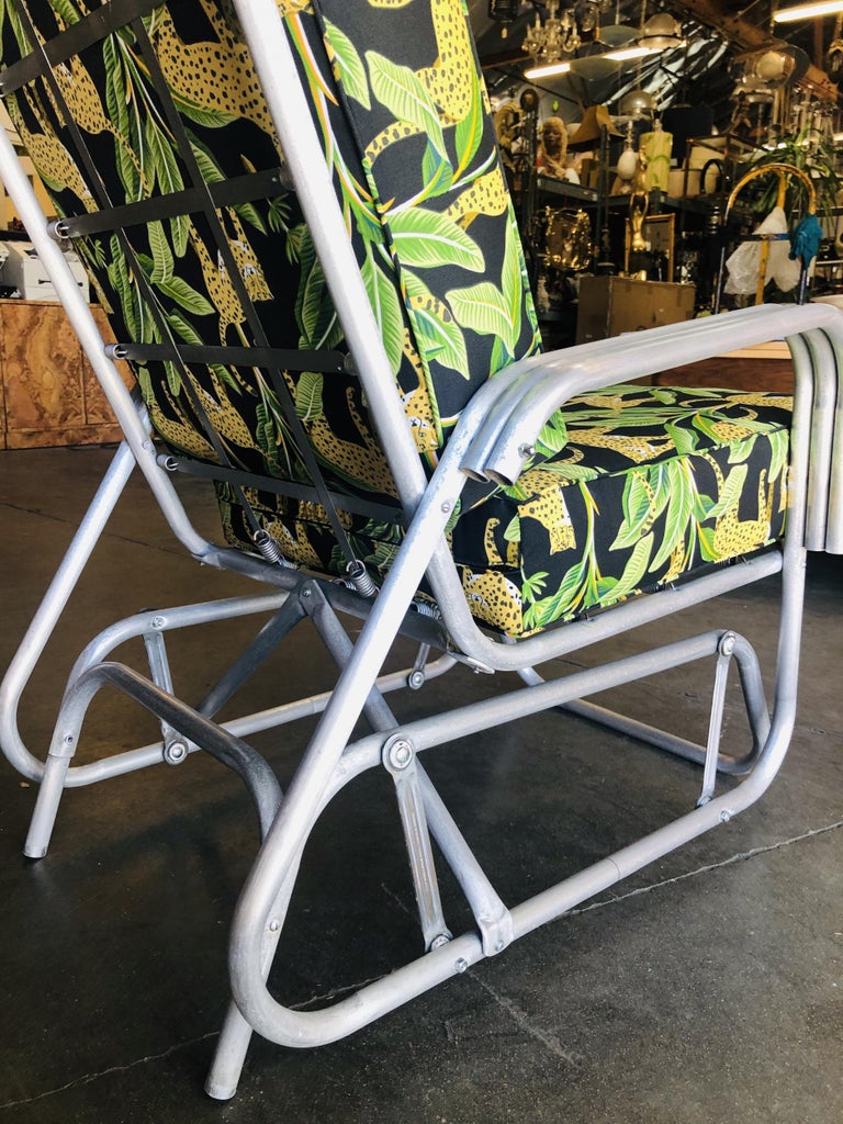 Aluminum Patio/Outdoor Slider Rocking Lounge Chair with Speed Arm