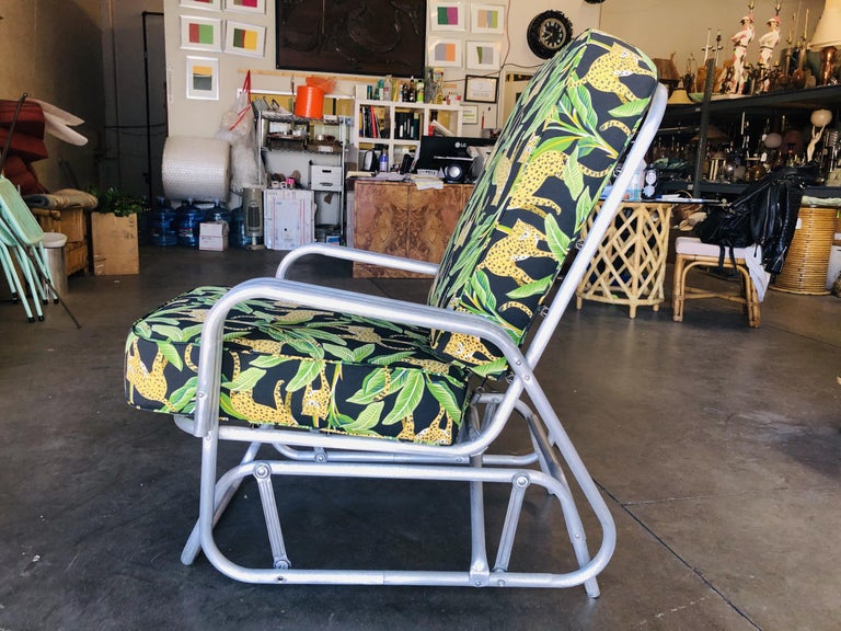 Aluminum Patio/Outdoor Slider Rocking Lounge Chair with Speed Arm