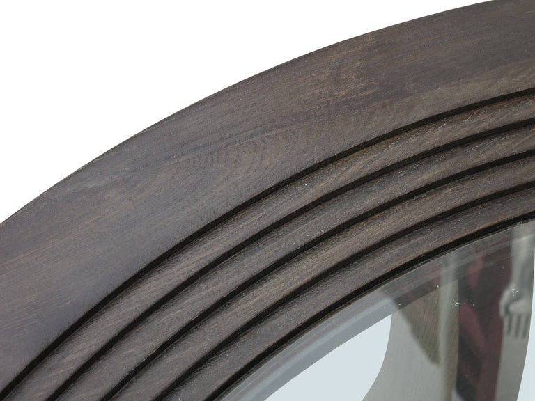Paul Frankl Black Stepped Coffee Table for Brown Saltman
