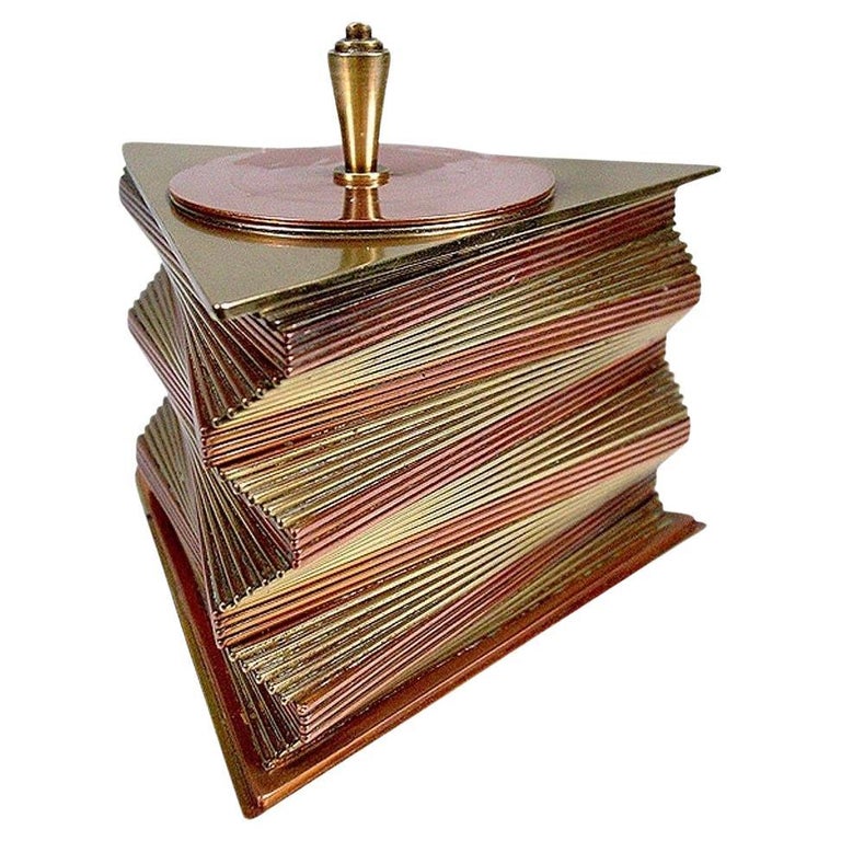 Otar Stacked Brass and Copper Box