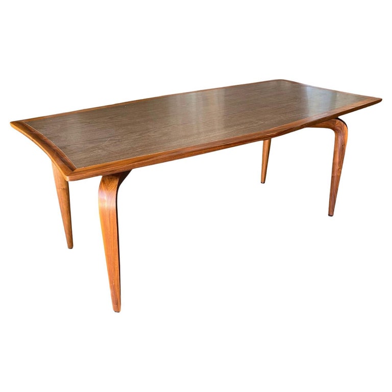 Mid-Century Walnut Dining Table by Maurice Bailey for Monteverdi Young